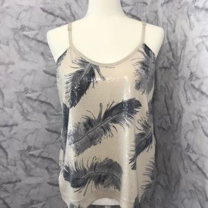 Urban Outfitters Kimchi Blue Feather Camisole